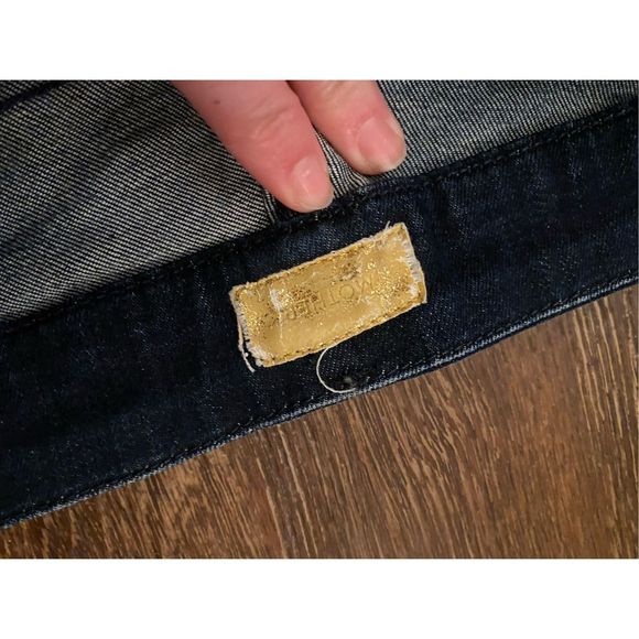 Mother The Looker Love Lust & Pixie Dust Jeans, Dark Wash, Sz 26 /Small, MP $298 - Picture 7 of 15